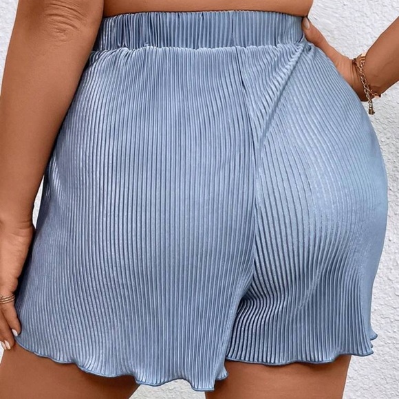 NWOT SHEIN PLISSE SHORTS - Picture 5 of 6